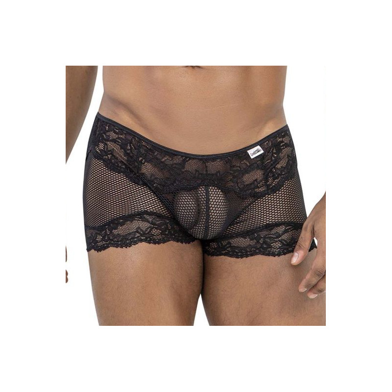 CandyMan Boxer Dentelle Hymen Noir
